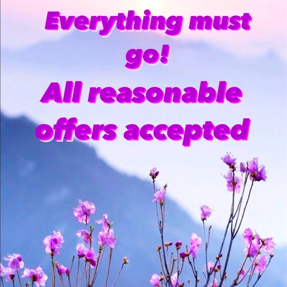 Everything must go!